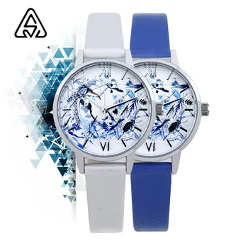2017 Gift Creative Style Bracelet Belt Quartz Wristwatches for Young Elegant Lady Pu Leather strap women watches