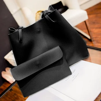MOJOYCE new casual women shoulder bags famous brand fashion designer handbag Solid Composite Bag women totes 2017