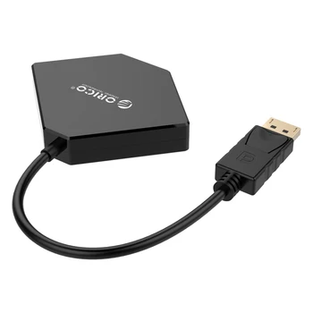 ORICO DPT-HDV3-BK DP To HDMI DVI VGA Adapter To Thunderbolt Cable DisplayPort Display Port for Apple MacBook Air Pro IMac Mac