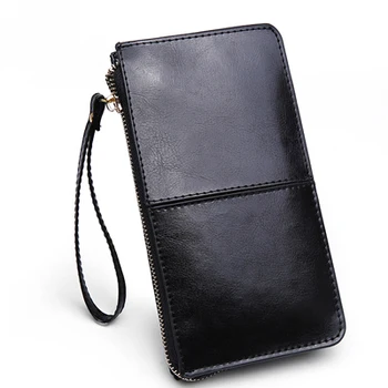 WDPOLO Genuine leather new wallet chic design candy colors women purse women hand wallet with handles hot selling M1620
