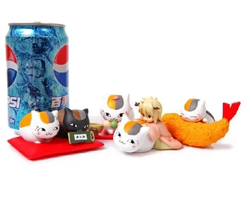 NEW hot 6cm 4pcs/set Natsume Yuujinchou Natsume's Book of Friends Nyanko-sensei collectors action figure toys Christmas with box