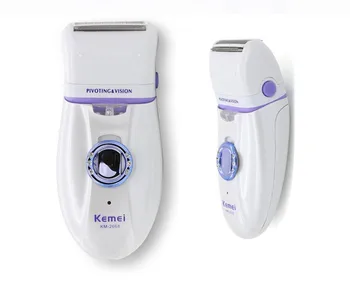 Kemei 2 in 1 electric hair removal tweezer depilador care rechargeable lady's epilator hair clipper female shaving machine