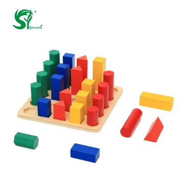 Wooden toys for children Montessori Learning wooden geometric geometry color sorting nursery children's toys educational toys