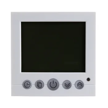 Floor Heating Thermostat Room Weekly Program Heating Warm Temperature Controller Auto Control Large LCD Display with Backlight