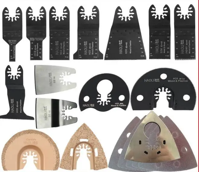 40 pcs oscillating tool saw blade accessories for multifunction electric tool as Fein power tool etc,wood metal cutting,home DIY