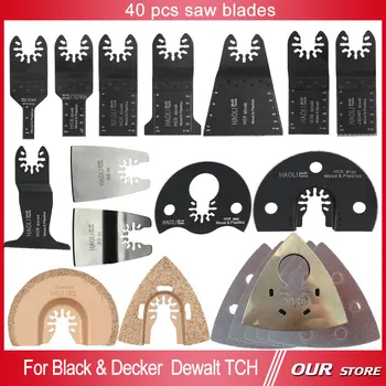 40 pcs oscillating tool saw blade accessories for multifunction electric tool as Fein power tool etc,wood metal cutting,home DIY