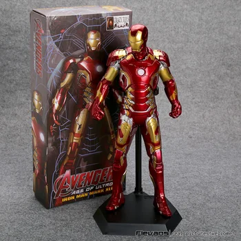 Crazy Toys Avengers Age of Ultron Iron Man Mark XLIII MK 43 PVC Action Figure Collectible Model Toy 12
