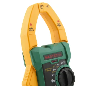 MASTECH AC DC Voltage Digital Clamp Meter Multimeter 1000A 6000 Counts Brand New