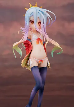 NO GAME NO LIFE Shiro Swimming suit ver. 1/7 Scale Pre-painted PVC Figure Collectible Model Toy