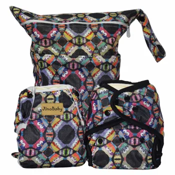 Night Owl Purrrrfect O.N.E. Diapers Combo (Couche Lavable+Swim Diaper+Wet Bag)