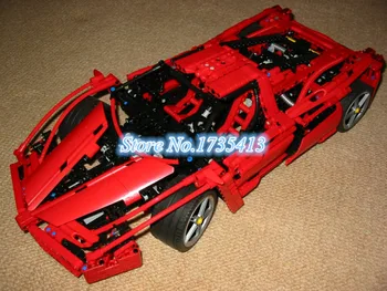 2017 New AIBOULLY Technic ENZO 1:10 Supercar Car Model Building Block Educational Construction Bricks compatible with DIY