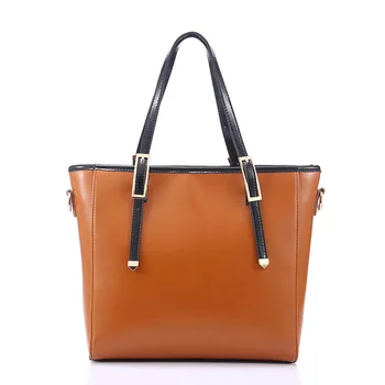 2016 New Genuine Leather Women Bags Famous Brand Real Leather Handbags Ladies Casual Shoulder Crossbody Bags