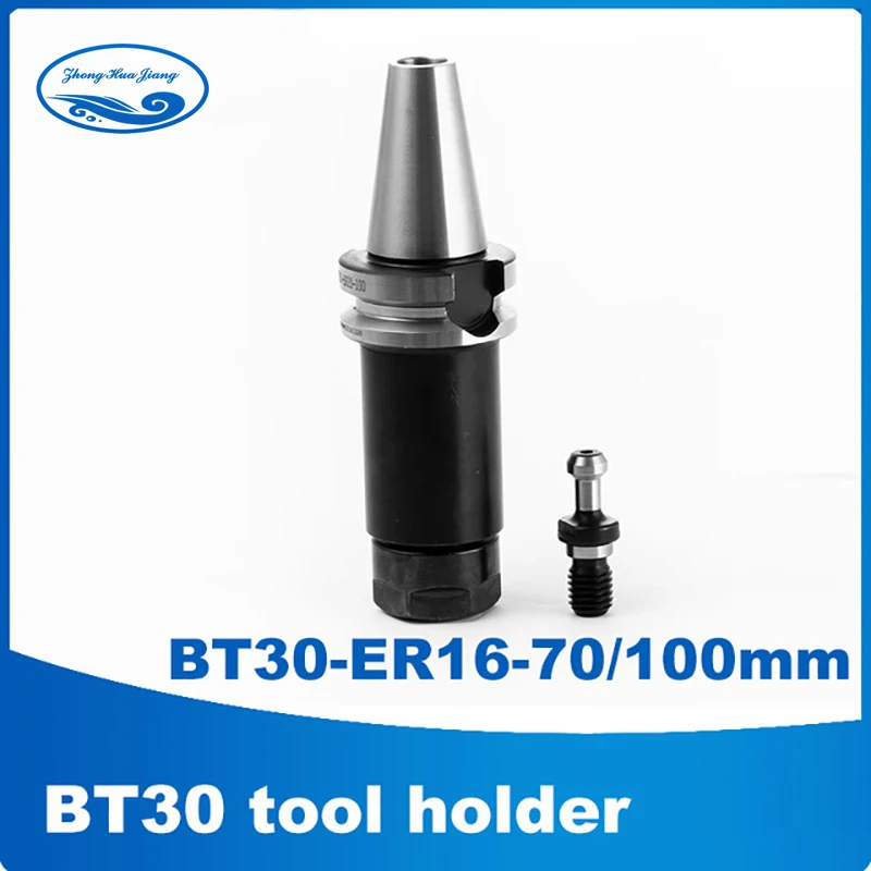 BT30-ER16 -70/100mm bt30 tool holder tool post ER16 toolholder bt30 tool holder + Pull nails A111
