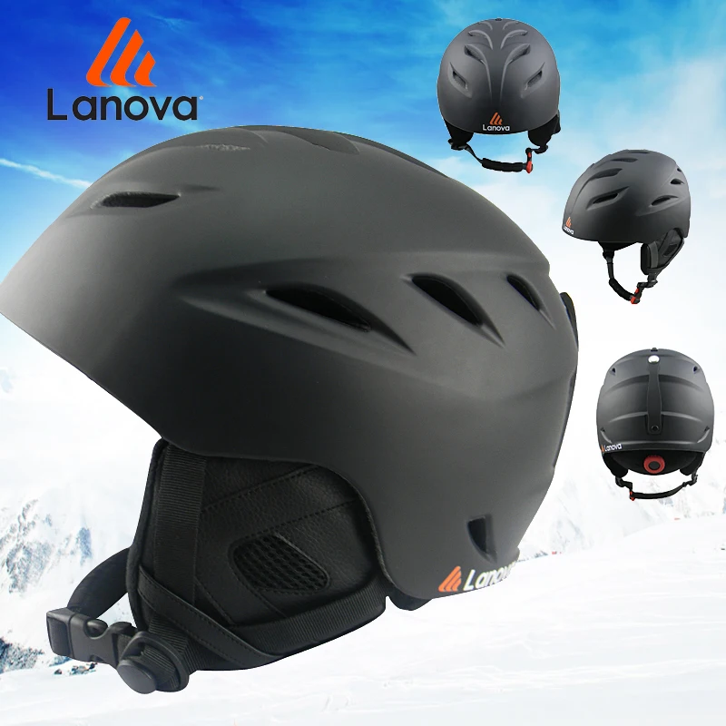 LANOVA Ski helmet Ultralight and Integrally-molded professional Snowboard helmet men Skating/Skateboard helmet Multi Color