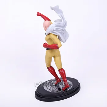 Anime ONE PUNCH MAN Saitama Sensei Face can change PVC Action Figure Collectible Model Toy 26.5cm