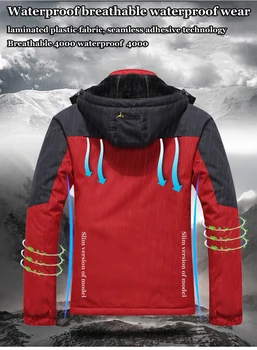 2017 hot Brand Luo Baoluo winter jacket men Plus velvet warm wind parka 6XL plus size black hooded winter coat men