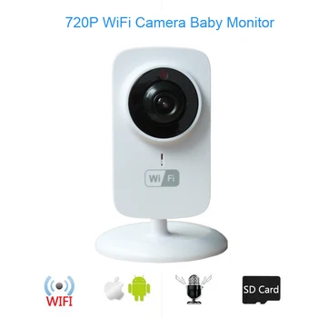 2017 New baby camera 1.0megapixels CMOS camera IR night vision 2 way talk Motion Detection alarm 720P wifi camera baby monitors