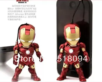 Super Heroes Iron Man SET of 6pcs MK2-6 MK42 Mini Egg Attack Ironman 3 Figure Collection Toy HRFG163