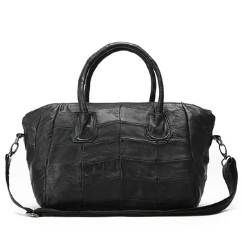 Designer Handbags Famous Brand Skull Tote Bag Genuine Leather Smile Shoulder Bags For Women