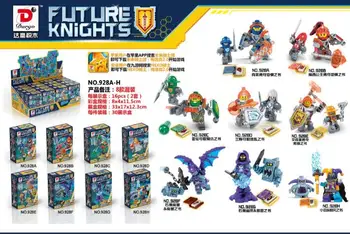 8pcs/set Nexus Knights Future Castle Warrior Building Blocks bricks Compatible lepin kids Toys for children gifts