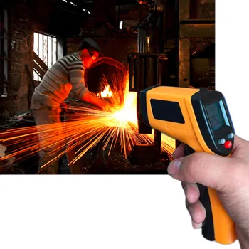 1 Pc Laser LCD Digital IR Infrared Thermometer GM320 Temperature Meter Gun Point -50~330 Degree Non-Contact Thermometer