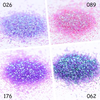 1Box Purple Pink Nail Glitter Powder 10ml Sheets Tips Manicure Nail Art Decoration