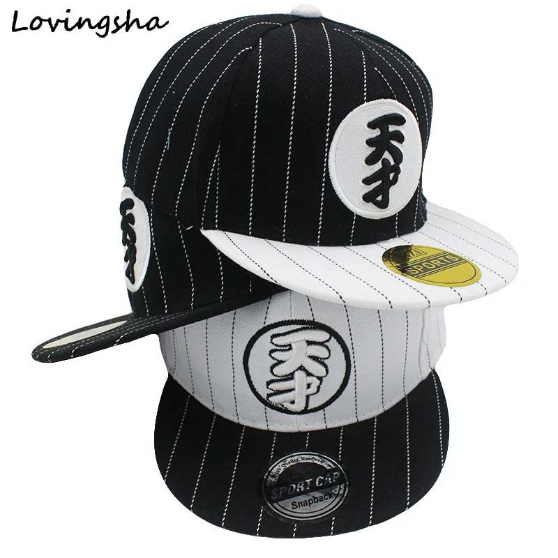 LOVINGSHA Boy Baseball Caps For 3-8 Years Old Children Chinese Word 'Genius 'Design Snapback Caps Adjustable Cap For Girl CC041