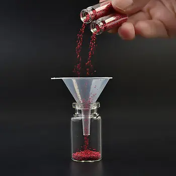 2Pcs/set Super Mini Transparent Plastic Funnel For Nail Art Tool