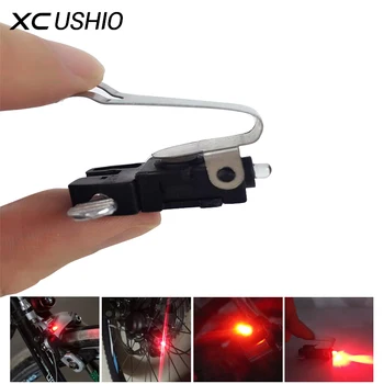 1Pc Mini Travel CR1025 Battery Wheel Spokes Bike brake Light mountain bicycle Led light Limited Real Cycling Accessories