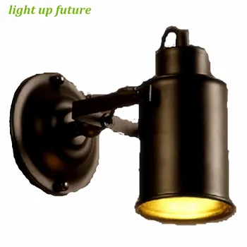 Flexible Vintage Black Iron Led 5W Wall Lamp for Living room Bedroom Aisle Gallery Adjustable Down light 2044