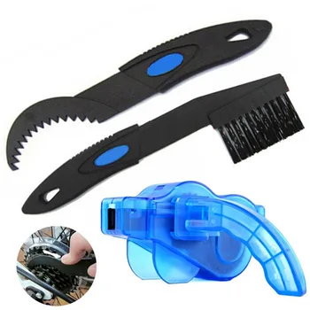 Bicycle Chain Cleaner Cycling Mountain Bike Machine Brushes Scrubber Wash Tool Kit Mountaineer Bicycle Chain Cleaner Tool Kits