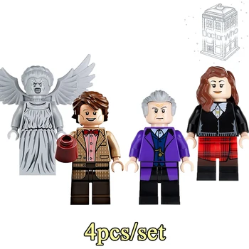 Building Blocks Doctor Action Figures Who Clara Oswald The Weeping Angels Super Heroes Bricks Kids DIY Educational Toys Hobbies