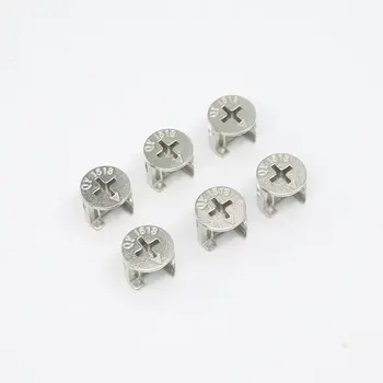 20pcs 3 in 1 Furniture Fittings Connector Woodworking Eccentric Wheel Sets 1518