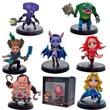 1pcs Hot Gift Collector's Edition Dota 2 Game Figure SLARK VS TINY Doom Boxed Exquisite PVC Action Figures Collection Dota2 Toys