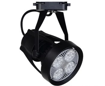 35W PAR30 Dimmable LED Track Spot Light with Philips led chip ,CE&RoHS,High Brightness Energy Save ,Black shell color,ww/cw
