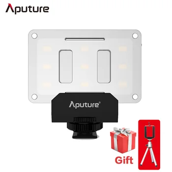 Aputure Pocket sized Tiny LED Video Light Pockable TLCI/CRI 95 With Built-in Battery 9pcs SMD Video Lighting for DSLR Came