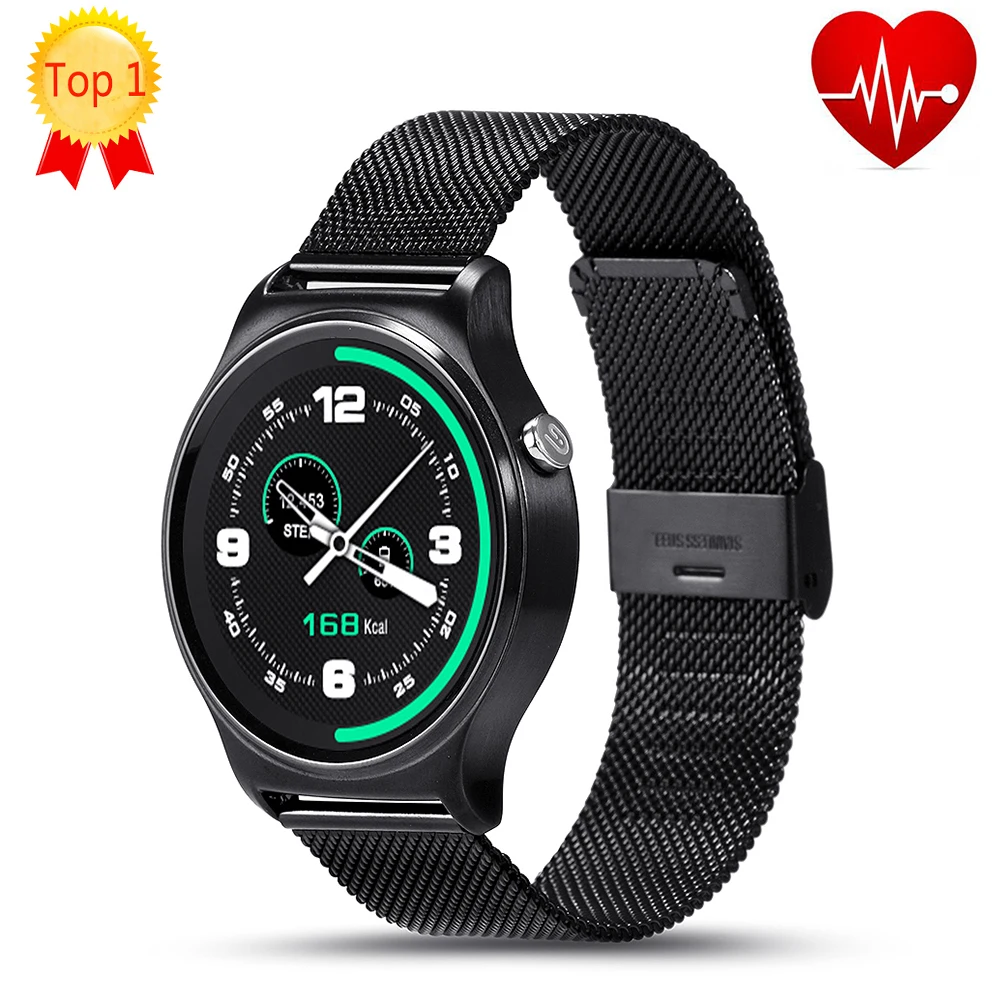 New Lemfo GW01 Smart Watch MTK2502 Bluetooth Heart Rate Monitor Smartwatch Full IPS Screen for ios android phone