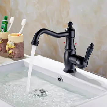 FLG New Deck Mounted Brass Faucet Bathroom Basin Sink Mixer Tap Chrome Faucet Bath Mixer Bath Faucet Robinet M267