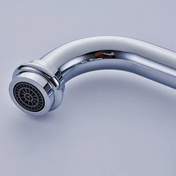 FLG New Deck Mounted Brass Faucet Bathroom Basin Sink Mixer Tap Chrome Faucet Bath Mixer Bath Faucet Robinet M267