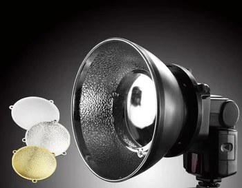 Standard Flash Reflector + HoneyComb Grid + Universal Flash Adapter Mount CA-SGU for Canon Nikon Sony Yongnuo Pentax Speedlite