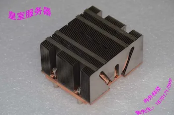 771-pin 2U Server CPU heat sink thermal conductivity of pure copper base 3 brass passive radiator