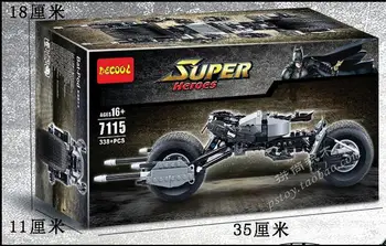 Batman VS superman moto bike 35cm length model assembling building block toy