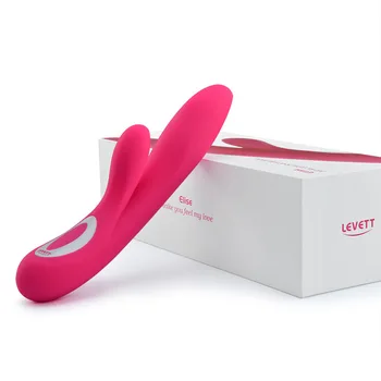 LEVETT Elise G-spot vibrator Female masturbation massage stick Double head vibration Adult sex products Sex toys for woman