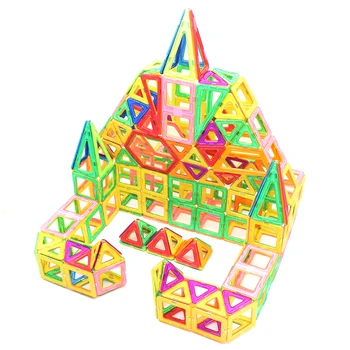 Espeon 213 PCs Castle Mini Size Enlighten Magnetic Building Blocks Educational Construction Bricks Toys for Children