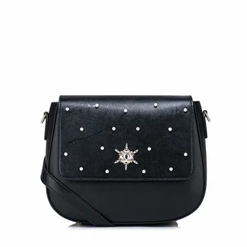 2017 New NUCELLE Brand Design Beading Soft PU Leather Women Lady Handbag Shoulder Crossbody Mini Bags