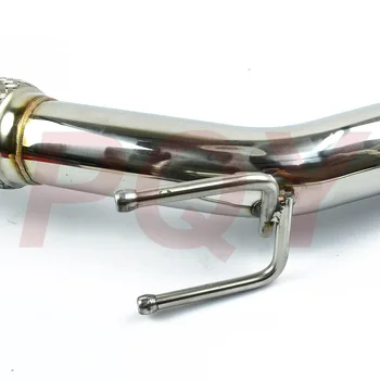 WLRING STORE- Exhaust Turbo Downpipe For 06- 09 VW GOLF GTI JETTA AUDI A3 2.0T FSI Turbo Downpipe Performance MKV0 WLR6121