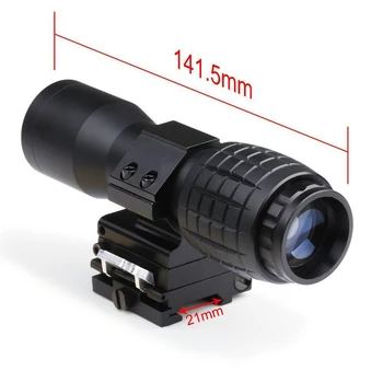 4X Magnifier FTS Flip to Side for Similar Scopes Sights