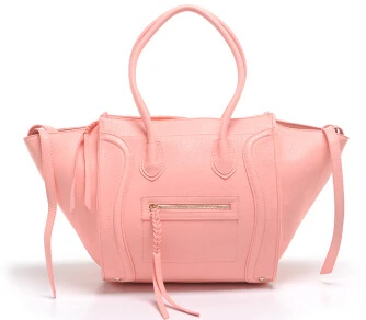 Large smiley bag illusiveness bag portable women's one shoulder handbag swing wings package