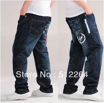 HOT 2016 Fashion Style Men's Classic Stylish, Slim Fit, Jeans,Straight Trousers,Blue Jeans, 33-48
