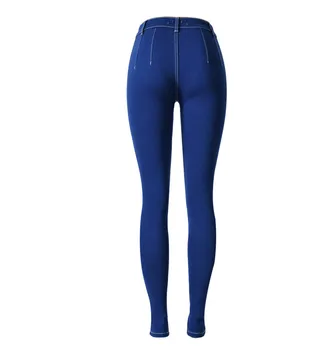 2017 Autumn Winter Women's Skinny High Waist Push Up Pencil Jeans Denim Pants Vaqueros Mujer H1